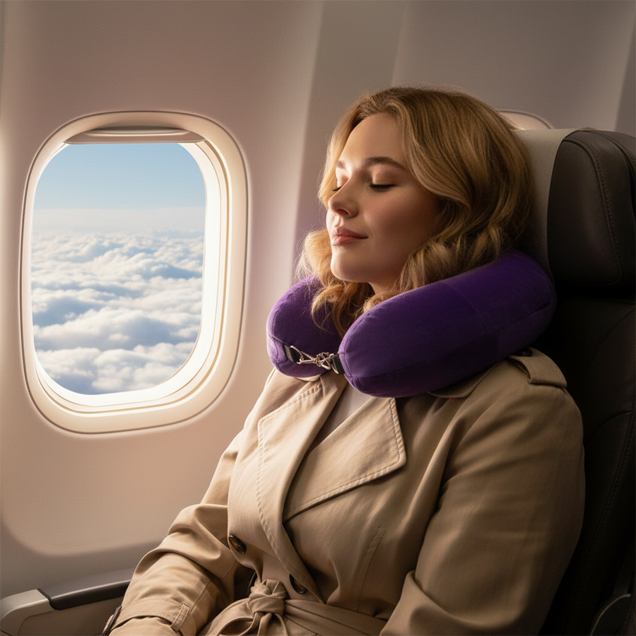 The Smartest Thing You'll Ever Pack: The 4-in-1 Stuffable Travel Neck Pillow