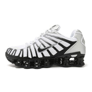 Nike Shox TL Sneakers in White and Red