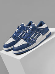 AIVIIRI Navy and White Low-Top Sneakers