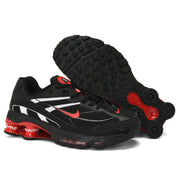 Nike Shox Ride 2 Sneakers in White, Gray and Red