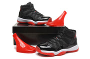 Air Jordan 11 Retro High Black Red Basketball Sneakers