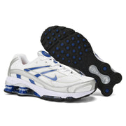 Nike Shox Ride 2 Sneakers in White, Gray and Red