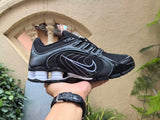 Nike Shox R4 Black and White Sneakers