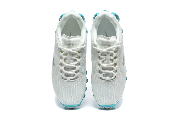 Nike Air Max White and Teal Sneakers