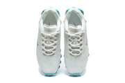 Nike Air Max White and Teal Sneakers