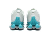 Nike Air Max White and Teal Sneakers