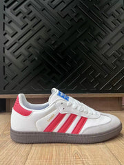 adidas Samba Sneakers White Pink Gum Sole