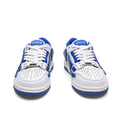 White and Blue Low-Top Sneakers MFS003-123