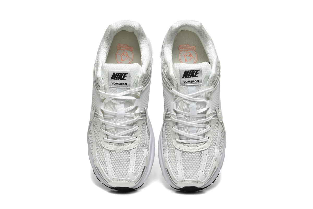 Nike Vomero 5 White and Grey Sneakers