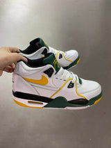 Nike Air Flight 89 Seattle White Green Yellow Sneakers
