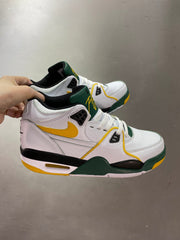 Nike Air Flight 89 Seattle White Green Yellow Sneakers