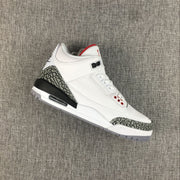 Air Jordan 3 White Cement High-Top Sneakers
