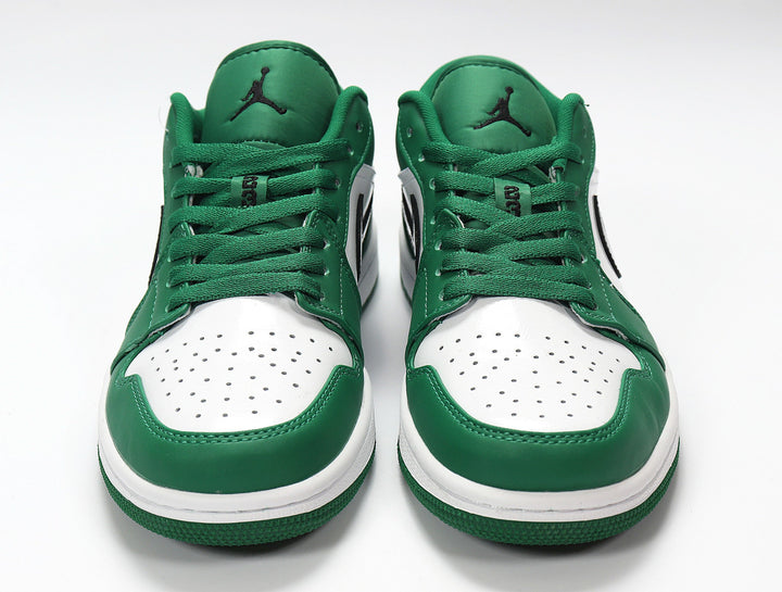 Jordan Air Jordan 1 Low White and Green Sneakers 553558-301