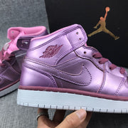 Jordan 1 Mid Sneakers Pink Rose AV5174-640