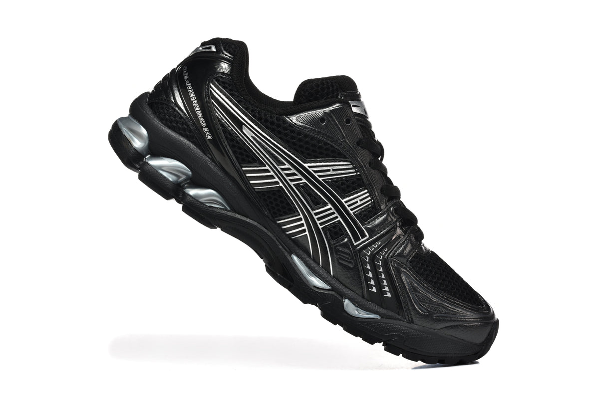 ASICS Gel-Kayano 14 Black and Silver Sneakers