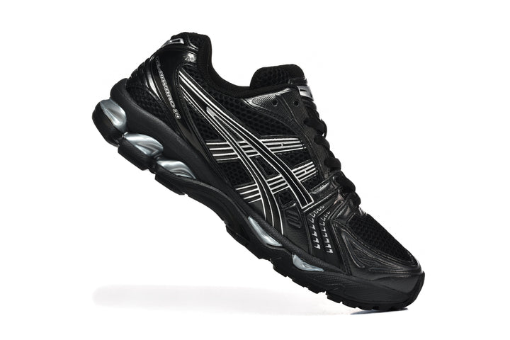 ASICS Gel-Kayano 14 Black and Silver Sneakers