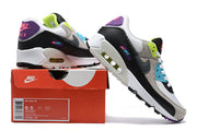Nike Air Max 90 White Black Multicolor Sneakers DR9900-100