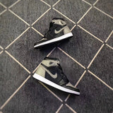 Air Jordan 1 High Shadow Black and Grey Sneakers