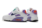 Nike Air Max 90 Women's White Purple Sneakers