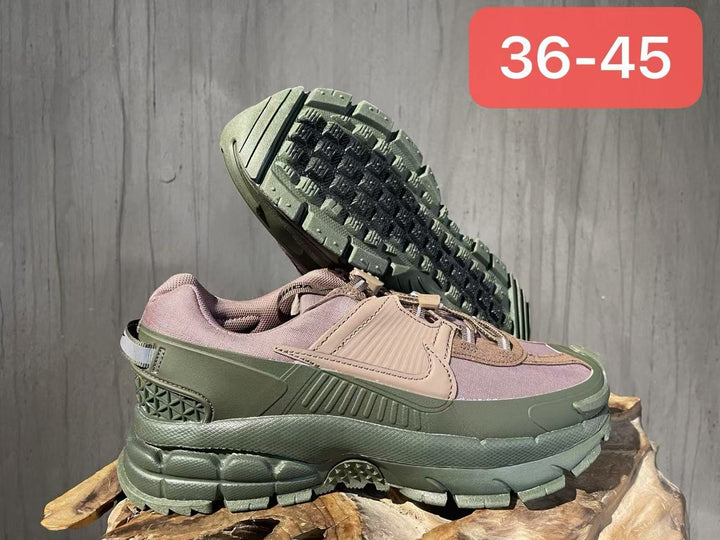 Nike F7 Gen 2 Sneakers in Pink and Olive Green