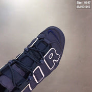Nike Air More Uptempo Sneakers, Midnight Navy and White