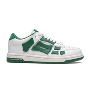 White and Green Low-Top Sneakers MFS003-114