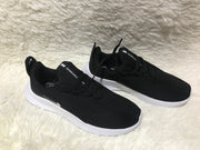 Nike Black and White Knit Low-Top Sneakers