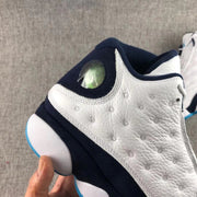 Jordan Air Jordan 13 Dark Powder Blue Sneakers White Navy