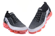 Nike Air VaporMax Flyknit 2 Black White Orange Sneakers