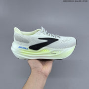 Brooks Glycerin Max Running Shoes, White and Lime