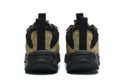 The North Face Suede-Style Trail Sneakers in Olive and Black
