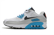 Nike Air Max 90 White Blue Red Sneakers