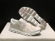On Cloud 6 Sneakers in Pearl White