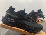 Nike React Black Grid-Textured Sneakers
