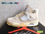 Jordan 4 Off-White Sail Sneakers