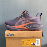 ASICS NOVABLAST 5 L.E. Running Shoes, Gray Purple