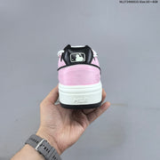 MLB Chunky Graffiti Sneakers in Pink and White
