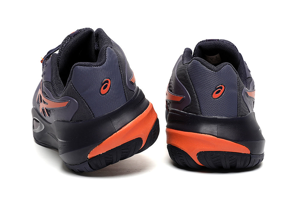 ASICS Gel-Resolution Tennis Shoes Violet and Orange
