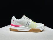 On THE ROGER Advantage Pro Tennis Shoes White Beige Pink