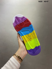 Nike Air Jordan 4 White Multicolor Sneakers