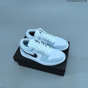 Nike Air Jordan 1 Low Sneakers, White and Color-Accent Styles