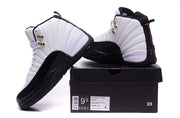 Jordan Air Jordan 12 Retro White and Black High-Top Sneakers