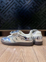 adidas x Wales Bonner Samba Silver Low-Top Sneakers