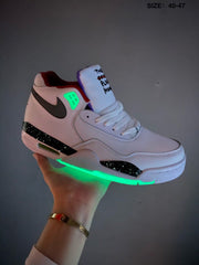 Nike Air Flight 89 White Glow Basketball Sneakers