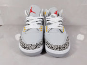 Jordan Air Jordan 3 Retro White Grey Orange Sneakers