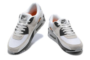 Nike Air Max 90 Sneakers White Grey Black Orange