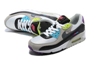 Nike Air Max 90 White Black Multicolor Sneakers DR9900-100