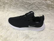 Nike Black and White Knit Low-Top Sneakers
