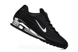 Nike Black and Silver Plated-Detail Sneakers