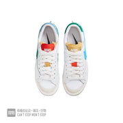 Nike Blazer Low 77 Sneakers White Blue Green